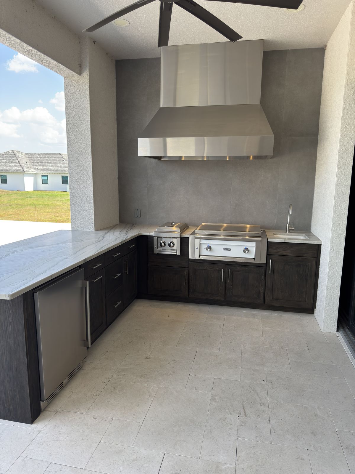 Outdoor Kitchen Construction project 5