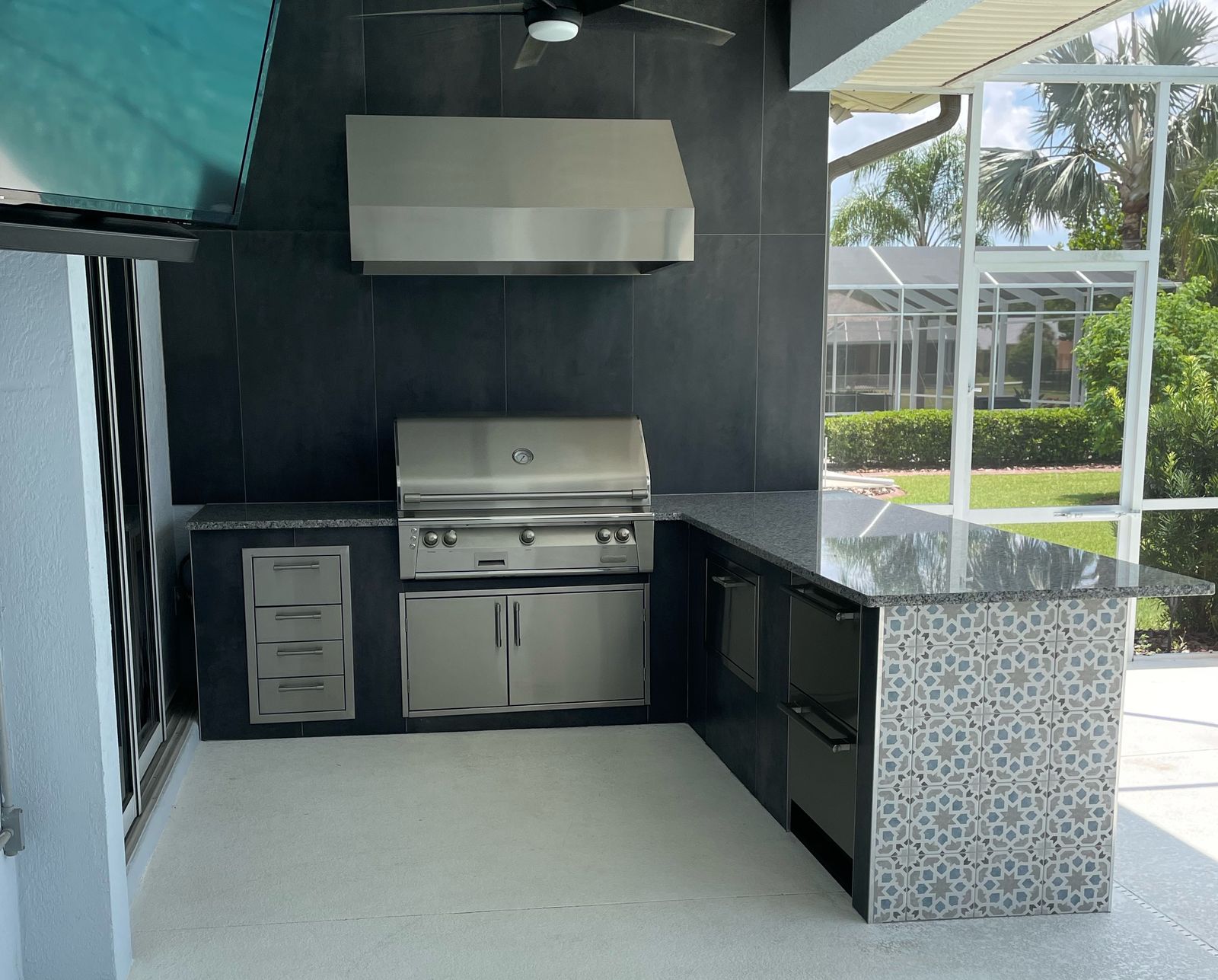 Outdoor Kitchen Construction project 3
