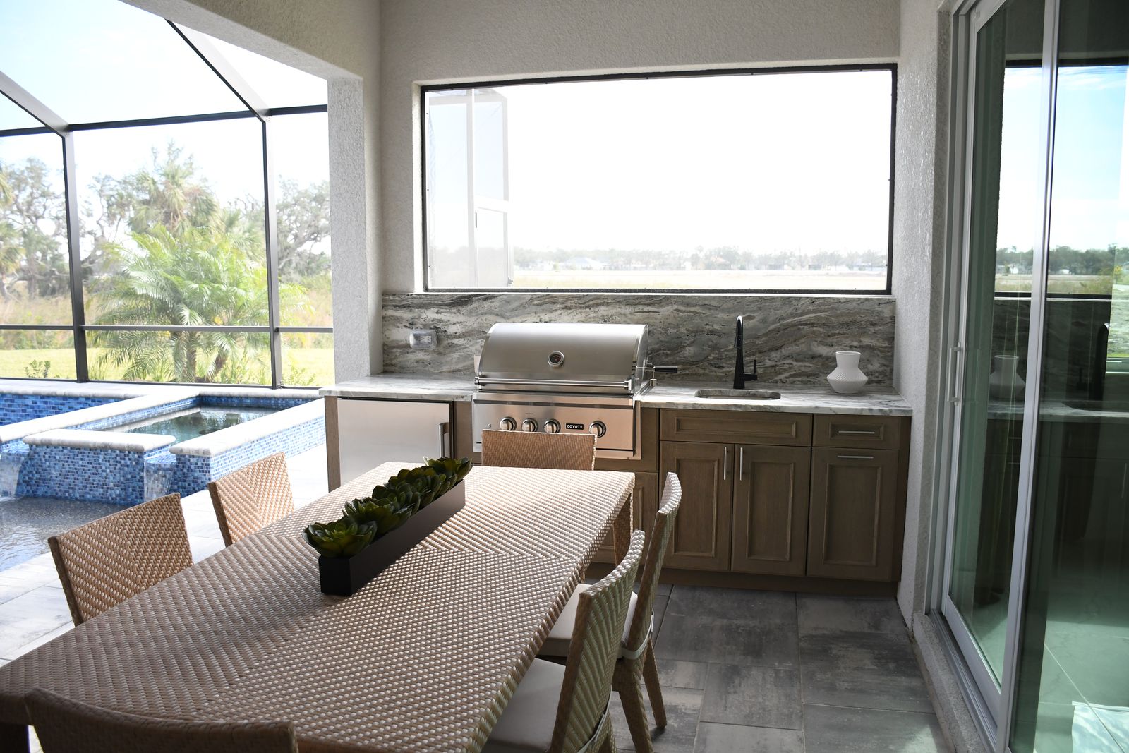 Custom Outdoor Kitchen Installation project 2