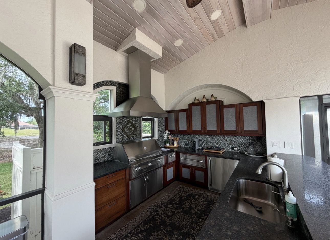 Custom Outdoor Kitchen Installation project 4